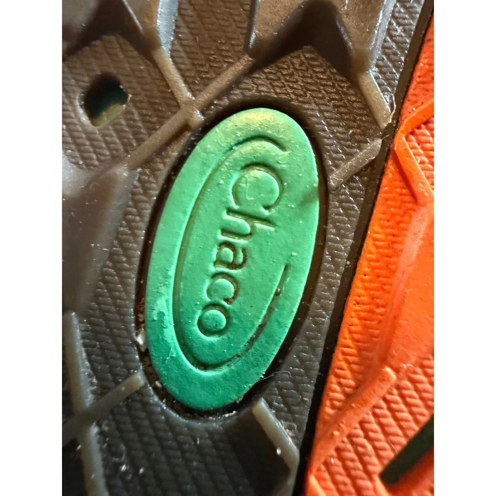 Chaco Odyssey Mens Teal Green Mesh Closed Toe Water Hiking Sandals Shoes